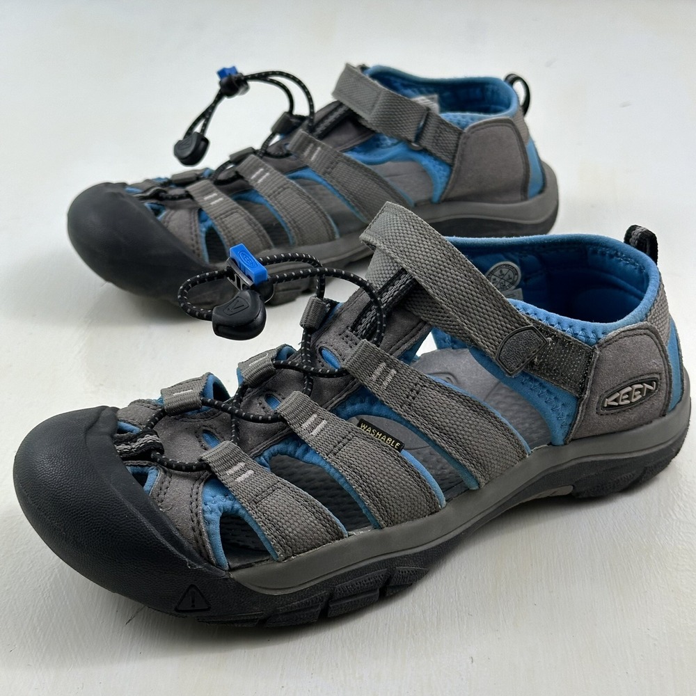 Keen Newport H2 Men 6 Women 7.5 38 Grey Blue Hiking Closed Water Sandals Shoes